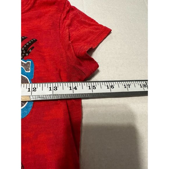 Country Girls TShirt Red Sz M Ladies Hunt Fish Dirt Roads Thin - Picture 6 of 6